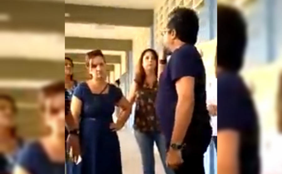 Grupo protesta contra professor que proibiu aluna de assistir aula com filha na UFRN