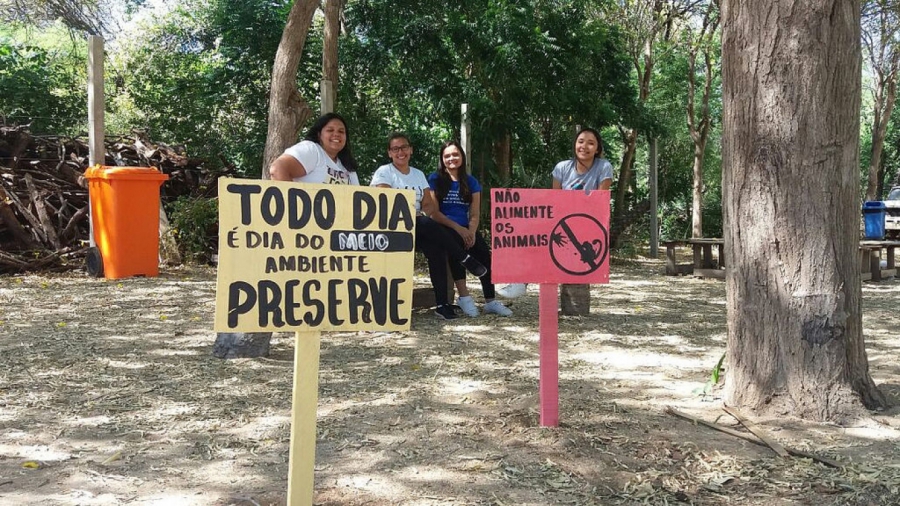 Alunos da UERN desenvolvem atividades no Parque Municipal