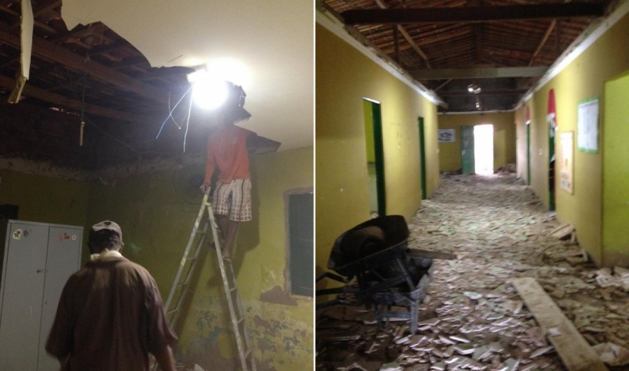 Obra atrasa e deixa crianças sem aula em creche de Mossoró