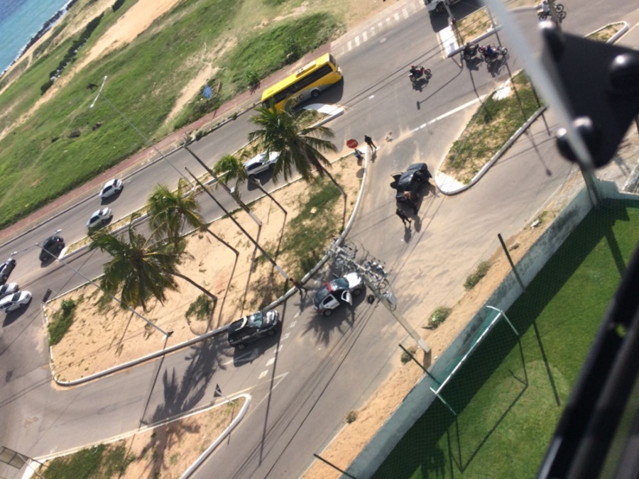 Helicóptero faz voo rasante e policiais interceptam assaltante em fuga no RN