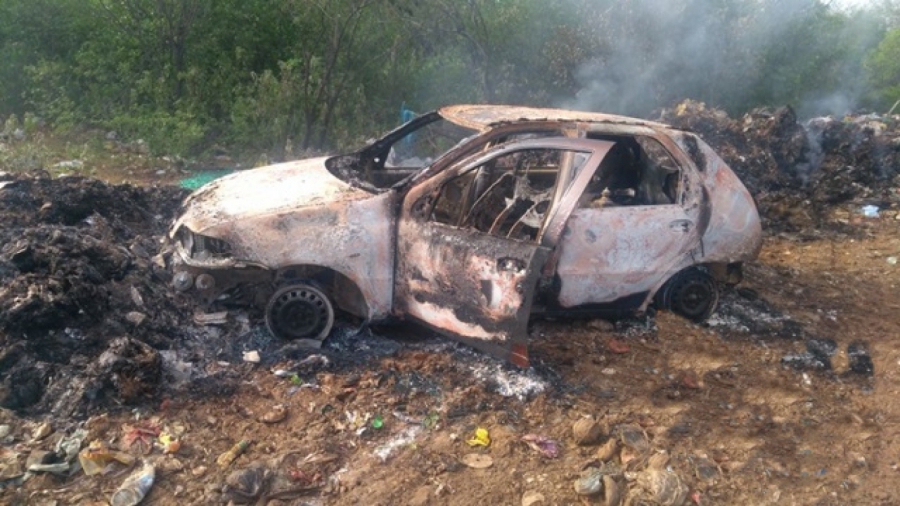 Corpo é encontrado carbonizado dentro de carro em Itajá, RN