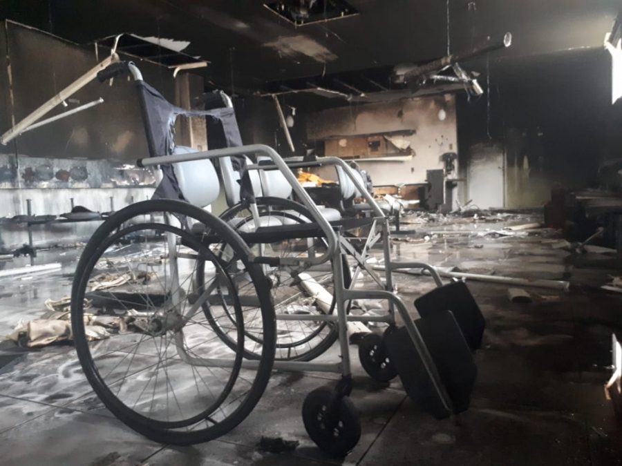 Incêndio destrói parte de hospital em Mossoró durante a madrugada