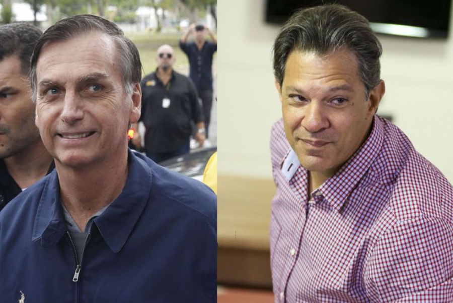 Bolsonaro e Haddad expõem o estilo pessoal nesta reta final
