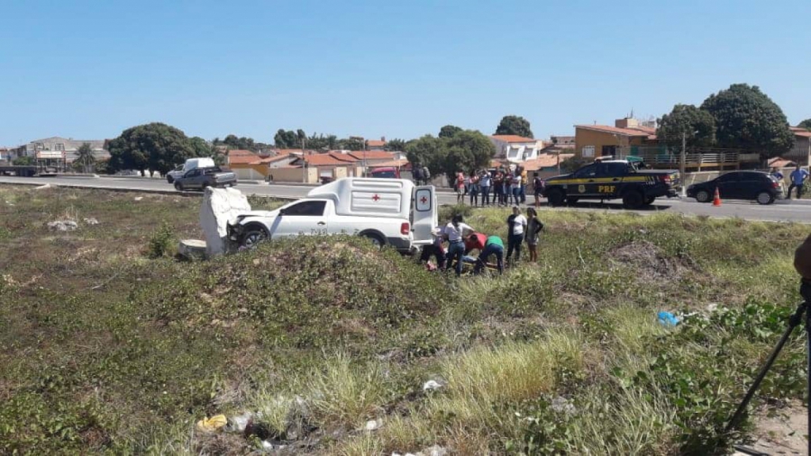 Colisão entre ambulância e carro deixa quatro feridos em Mossoró  