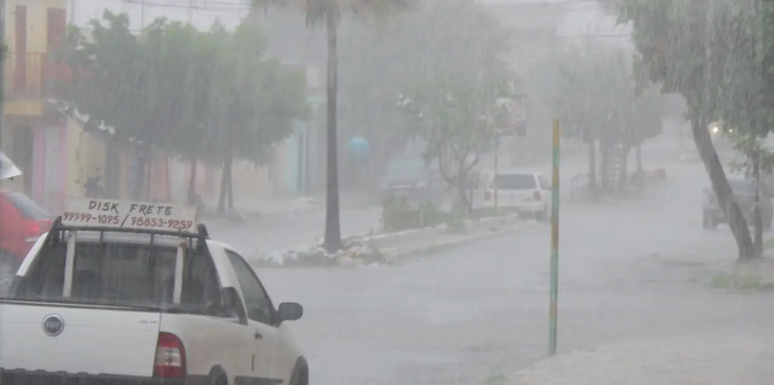 Inmet emite alerta de chuvas fortes no Rio Grande do Norte