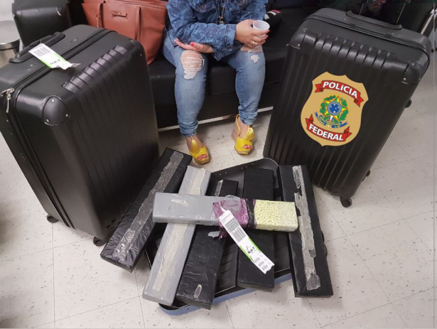 PF prende mulher com 45 mil comprimidos de ecstasy no aeroporto de Natal