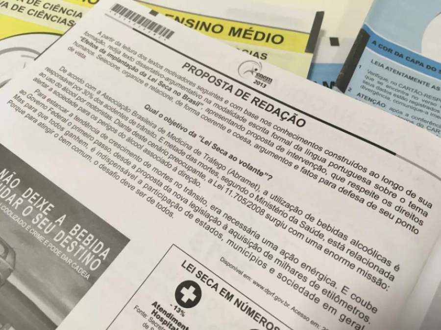 MEC e Inep recomendam respeito aos direitos humanos na redação do Enem
