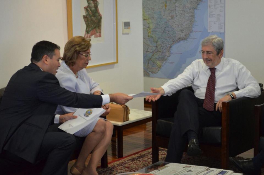 Em Brasília, Rosalba reforça solicitações para infraestrutura do Corredor Cultural