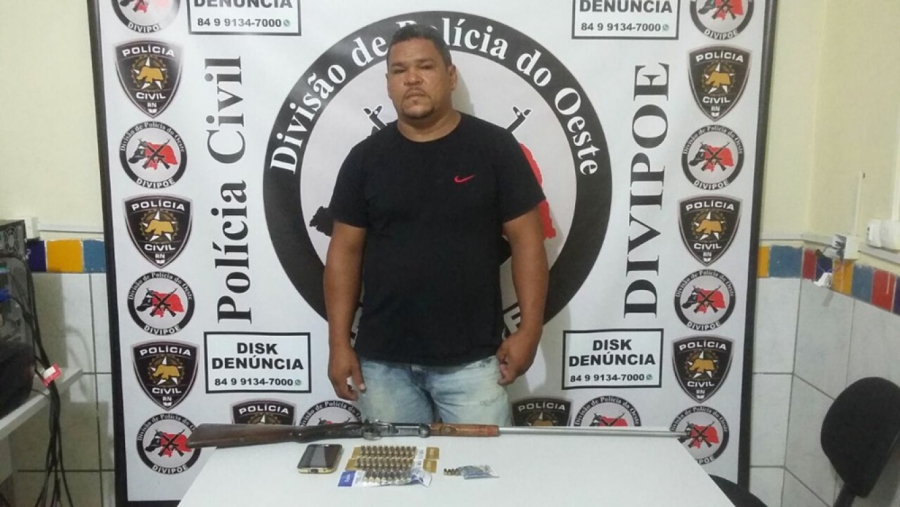 Homem é preso por posse ilegal de arma de fogo em Mossoró