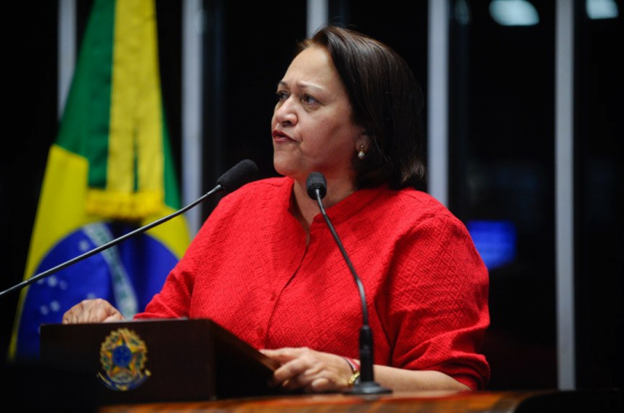Fátima Bezerra lidera disputa pelo governo, mas rejeição é a segunda maior