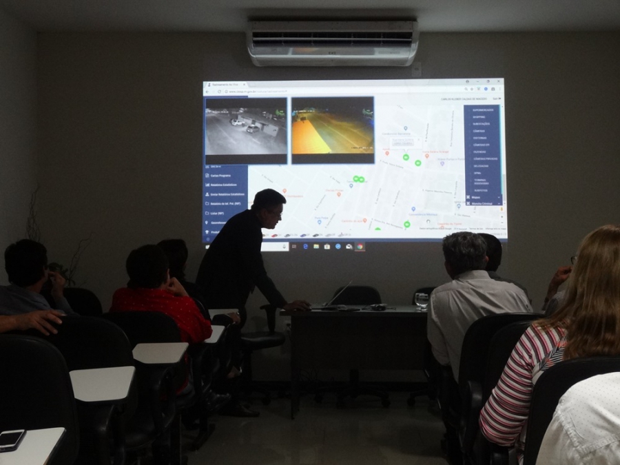 CDL discute parceria com Sesed para videomonitoramento em Mossoró